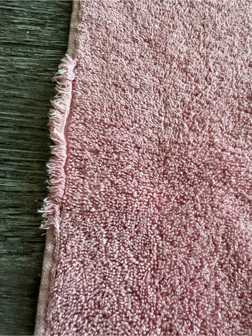 Vintage Cannon MonticelloPink Decorative Fringe Hand Towel Retro 70’s